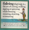 Fishing – An Anglers Dictionary
